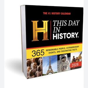 2026 History Channel This Day in History Boxed Calendar NWT